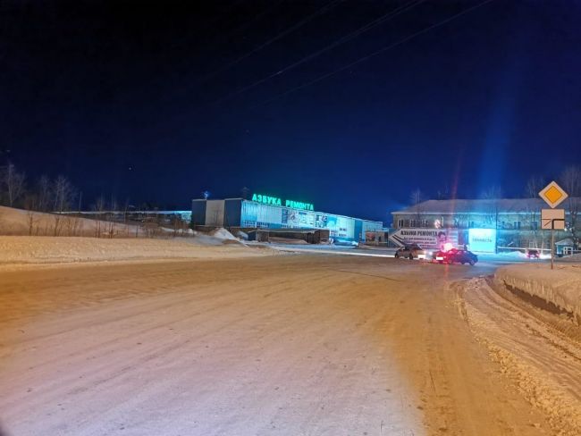 Авария в районе дома № 48 по ул. Железнодорожная